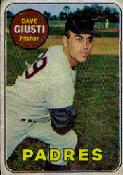 1969 Topps Baseball Cards      098      Dave Giusti